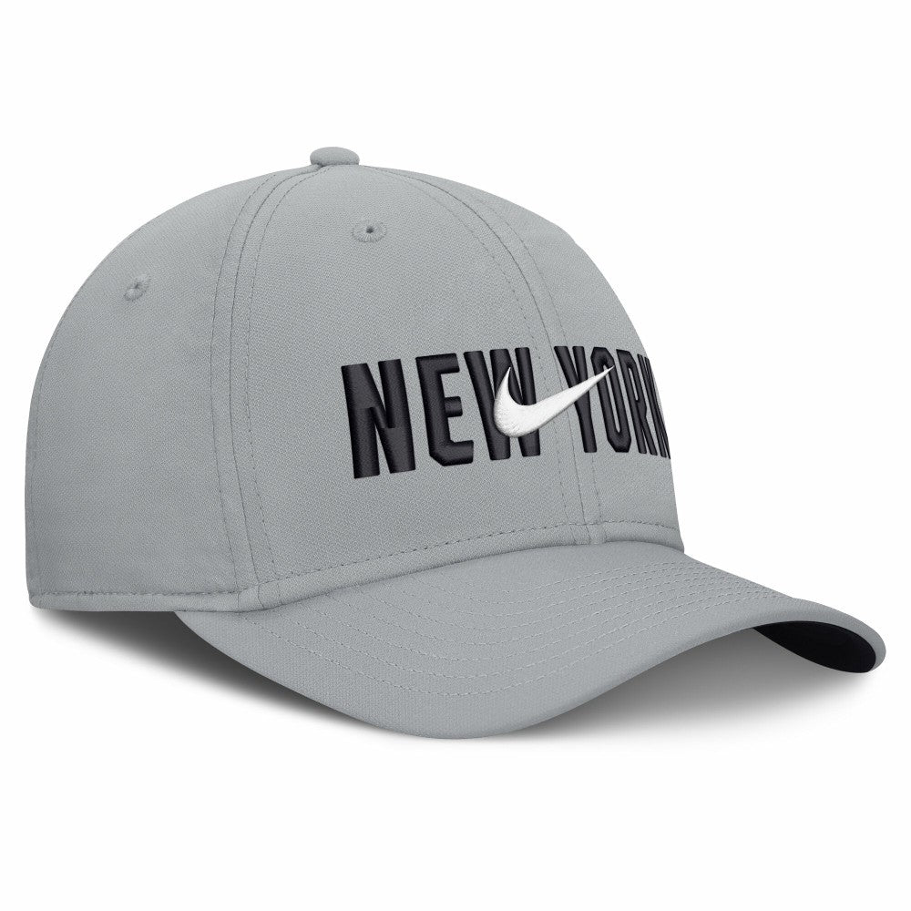 New York Yankees Nike Primetime Rise Dri-FIT Flex Hat - Gray Hats