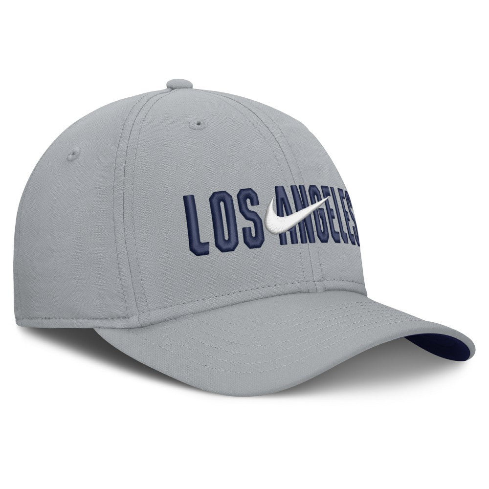 Los Angeles Dodgers Nike Primetime Rise Dri-FIT Flex Hat - Gray Hats