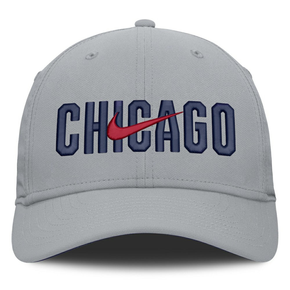 Chicago Cubs Nike Primetime Rise Dri-FIT Flex Hat - Gray Hats