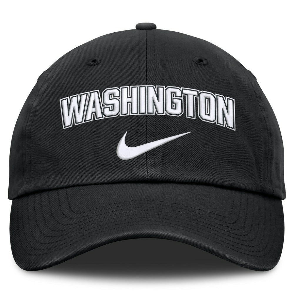 Washington Nationals Nike Primetime Club Adjustable Hat - Black Hats