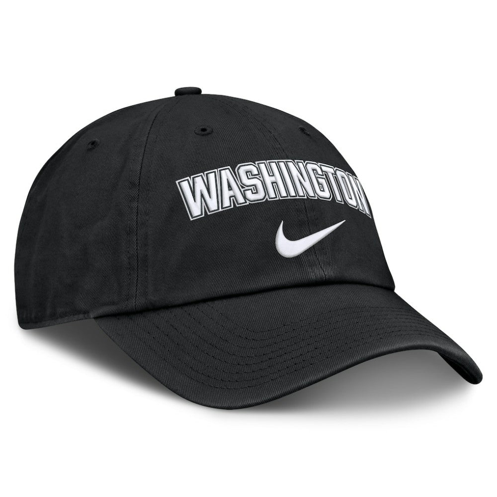 Washington Nationals Nike Primetime Club Adjustable Hat - Black Hats