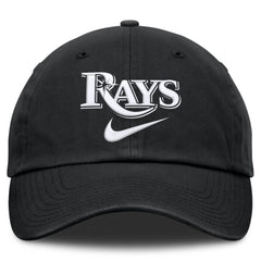 Tampa Bay Rays Nike Primetime Club Adjustable Hat - Black Hats
