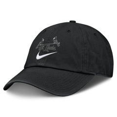 St. Louis Cardinals Nike Primetime Club Adjustable Hat - Black Hats