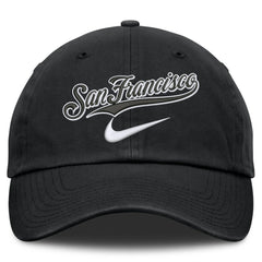 San Francisco Giants Nike Primetime Club Adjustable Hat - Black Hats