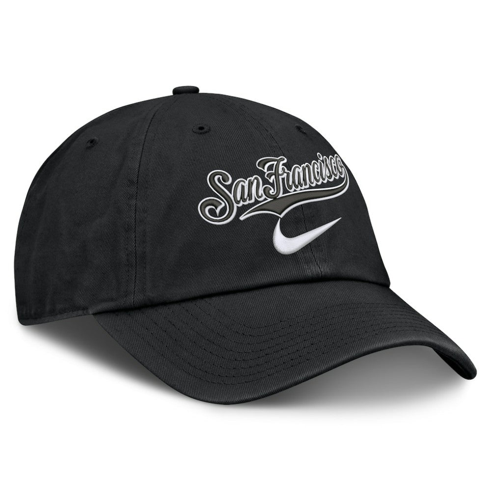 San Francisco Giants Nike Primetime Club Adjustable Hat - Black Hats