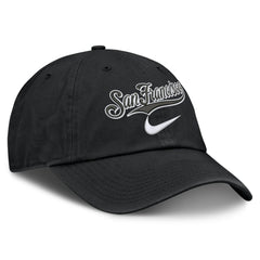 San Francisco Giants Nike Primetime Club Adjustable Hat - Black Hats