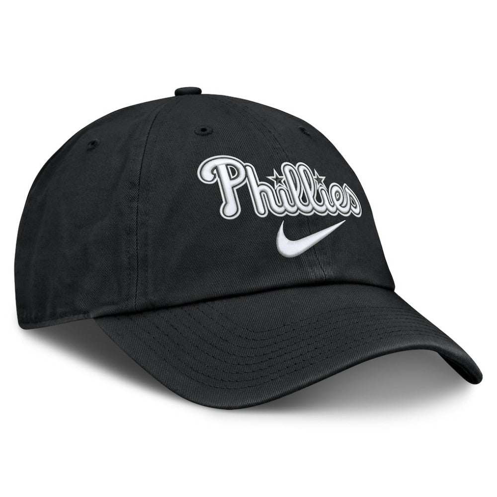Philadelphia Phillies Nike Primetime Club Adjustable Hat - Black Hats
