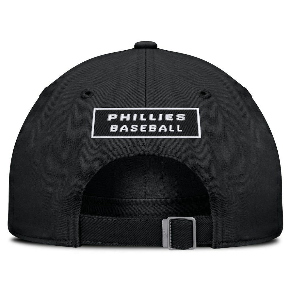 Philadelphia Phillies Nike Primetime Club Adjustable Hat - Black Hats