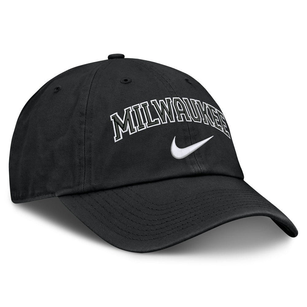 Milwaukee Brewers Nike Primetime Club Adjustable Hat - Black Hats