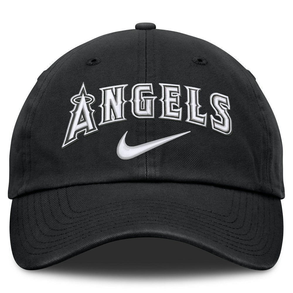 Los Angeles Angels Nike Primetime Club Adjustable Hat - Black Hats