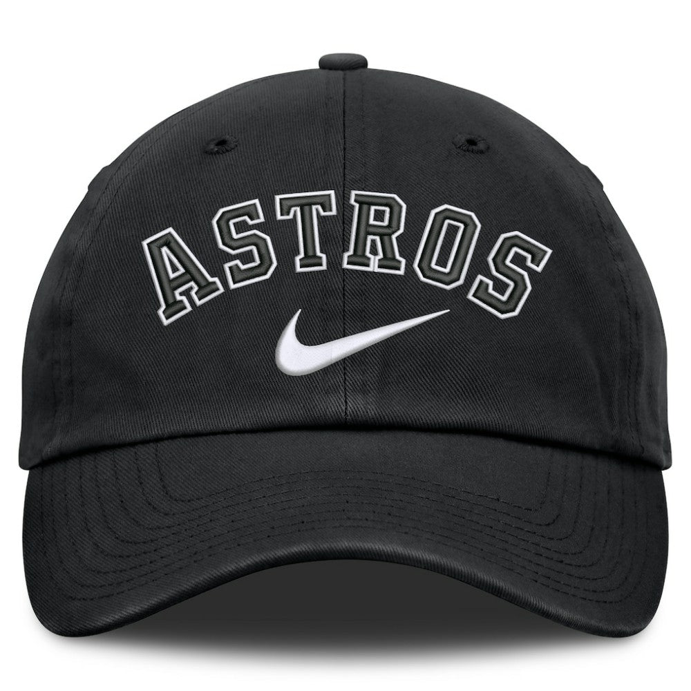 Houston Astros Nike Primetime Club Adjustable Hat - Black Hats