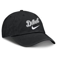 Detroit Tigers Nike Primetime Club Adjustable Hat - Black Hats