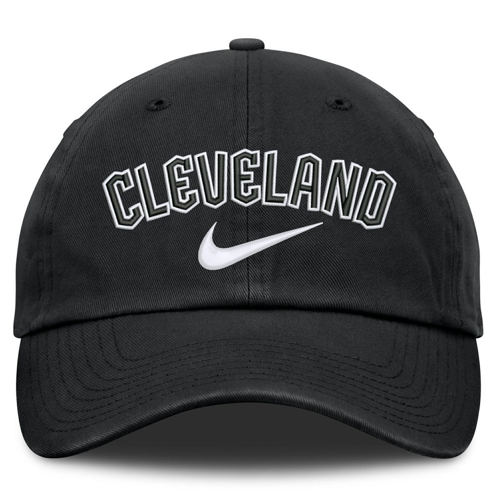 Cleveland Guardians Nike Primetime Club Adjustable Hat - Black Hats