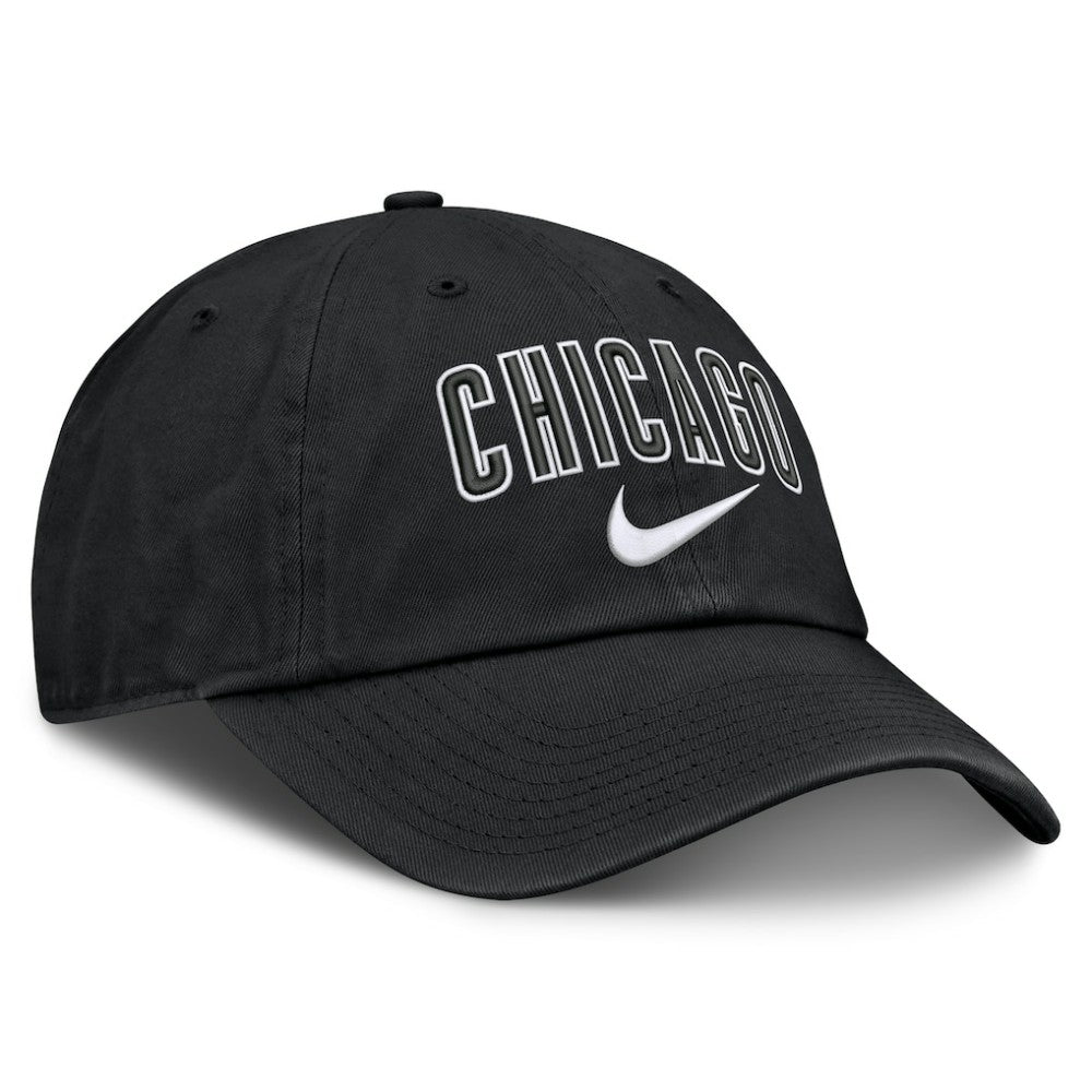 Chicago Cubs Nike Primetime Club Adjustable Hat - Black Hats