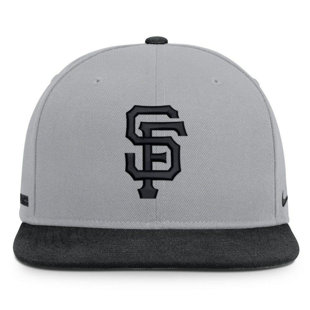 San Francisco Giants Nike Primetime Pro Dri-FIT Snapback Hat - Gray/Black Hats