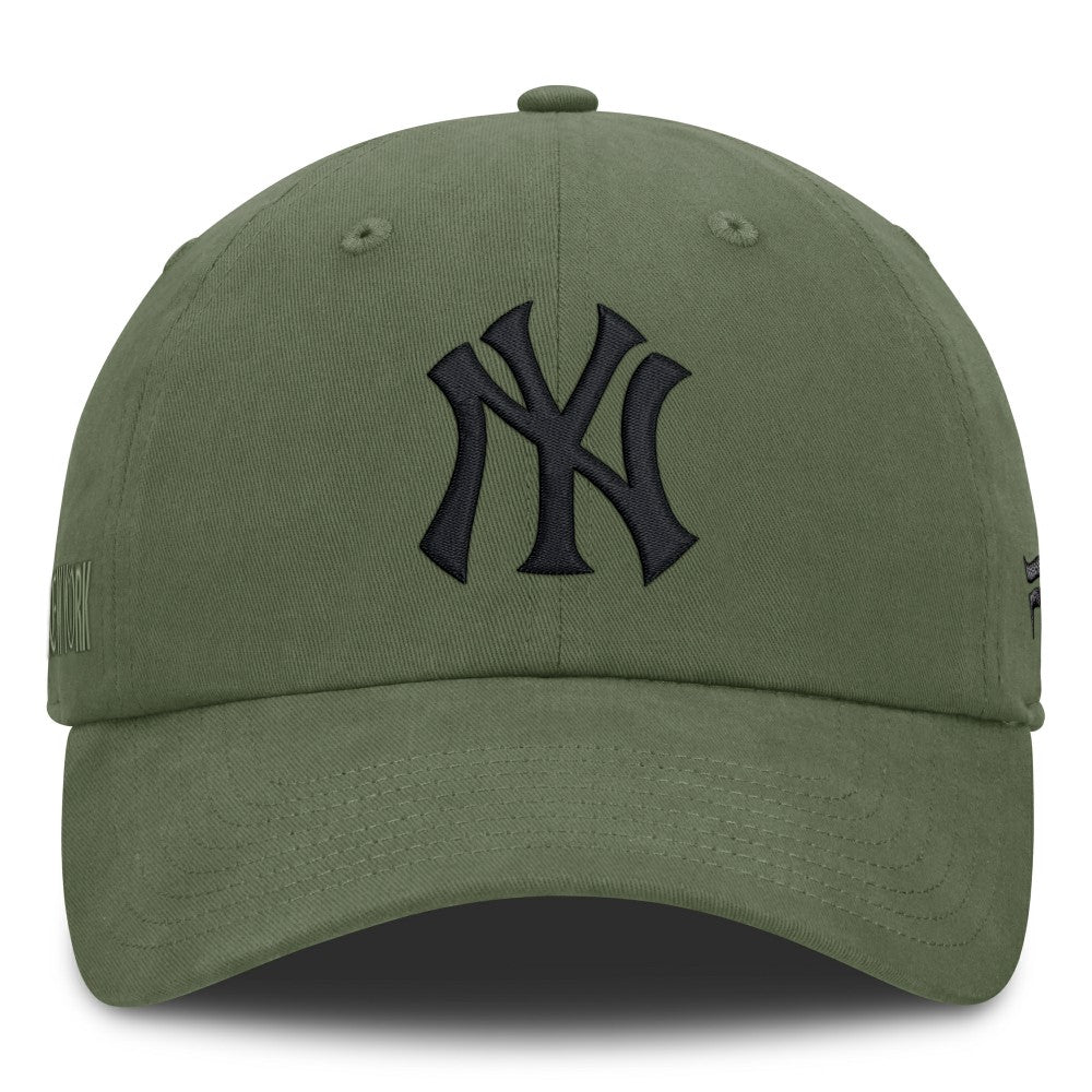 New York Yankees Fanatics Pine Rider Adjustable Hat - Olive Hats