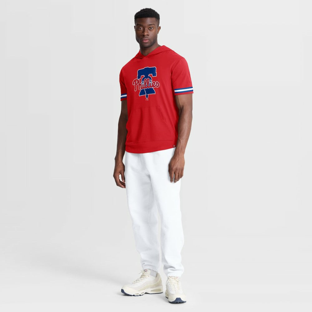Philadelphia Phillies Fanatics Optimal Play Hooded T-Shirt - Red T-shirts