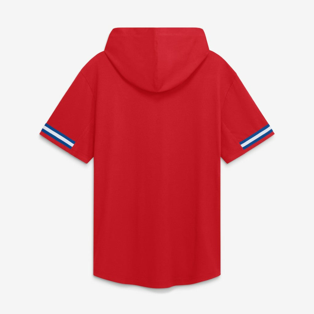 Philadelphia Phillies Fanatics Optimal Play Hooded T-Shirt - Red T-shirts