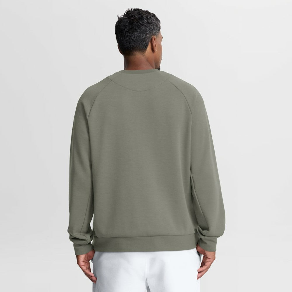 Chicago Cubs Nike Statement Primary Raglan Dri-FIT Sweatshirt - Olive Sweatshirts