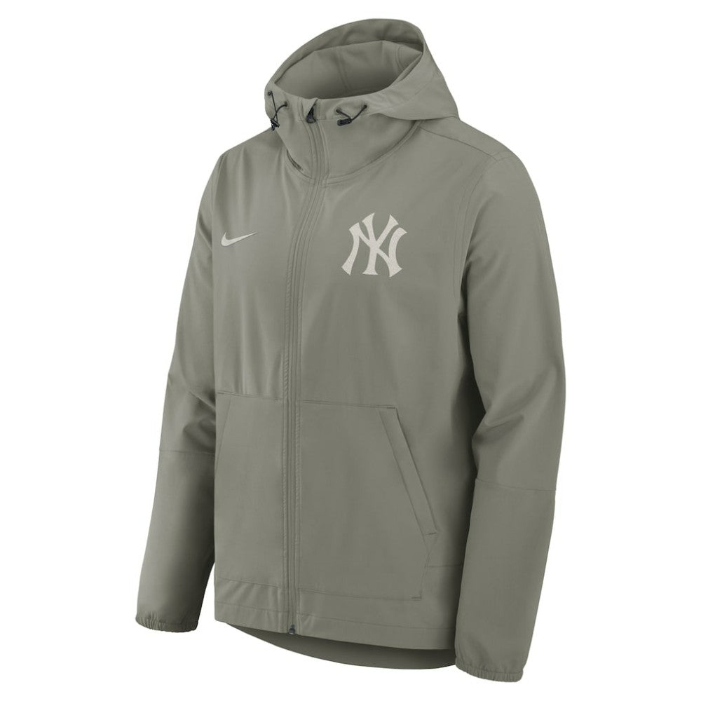 New York Yankees Nike Unlimited Packable Full-Zip Hooded Jacket - Olive Jackets