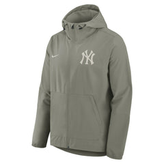New York Yankees Nike Unlimited Packable Full-Zip Hooded Jacket - Olive Jackets