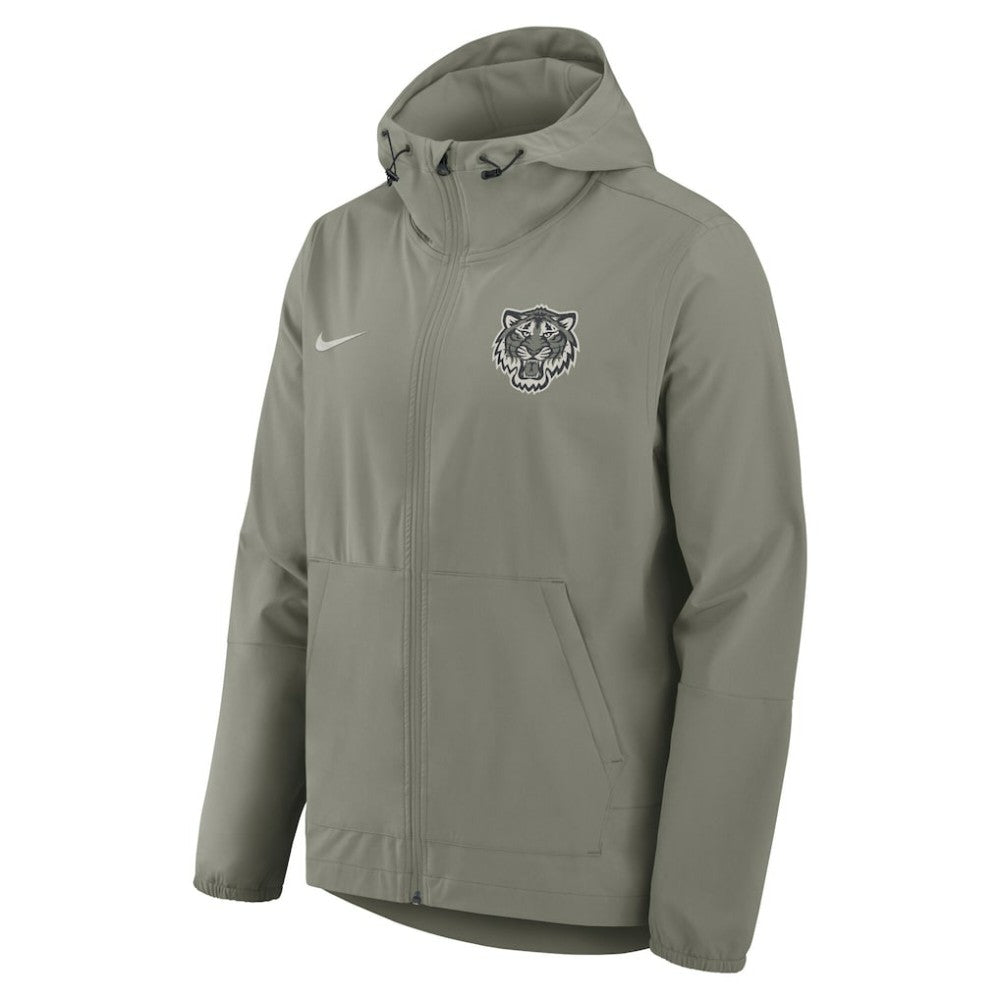Detroit Tigers Nike Unlimited Packable Full-Zip Hooded Jacket - Olive Jackets