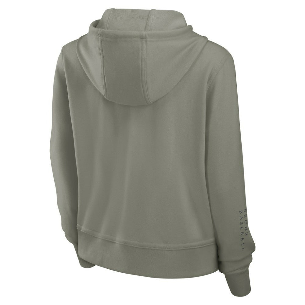 New York Yankees Nike Women's One Tri-Blend Dri-FIT Hoodie - Olive Hoodies