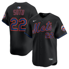 Juan Soto New York Mets Nike Alternate Limited Jersey - Black Jerseys