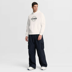 Pittsburgh Steelers Oversized Type Play Location Hoodie - Cream Hoodies