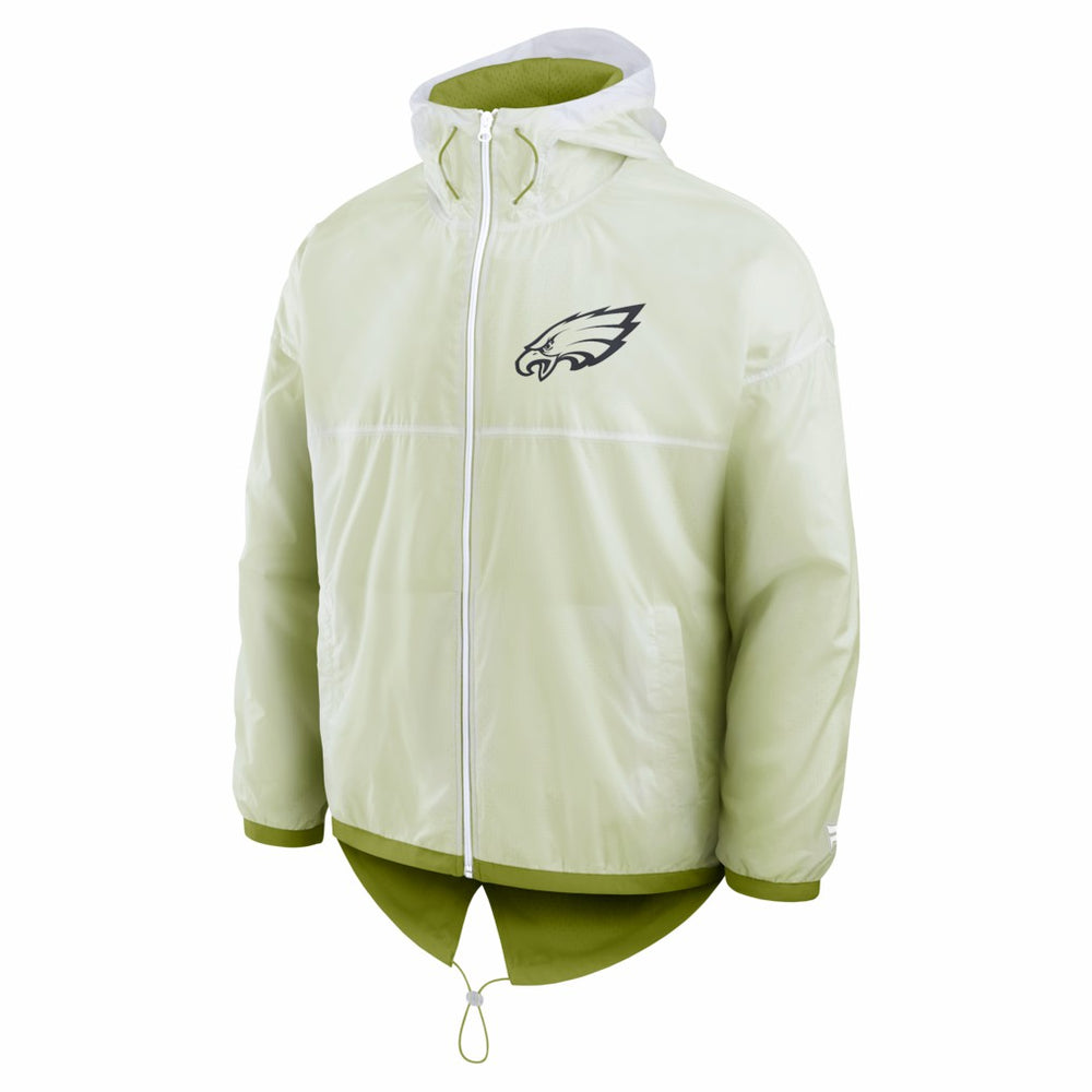 Philadelphia Eagles Type Play Down Full-Zip Jacket - White Jackets