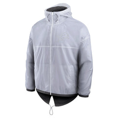Detroit Lions Type Play Down Full-Zip Jacket - White Jackets