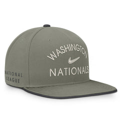 Washington Nationals Nike Pro Dri-FIT Snapback Hat - Olive Hats
