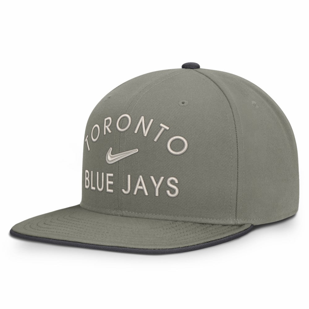 Toronto Blue Jays Nike Pro Dri-FIT Snapback Hat - Olive Hats