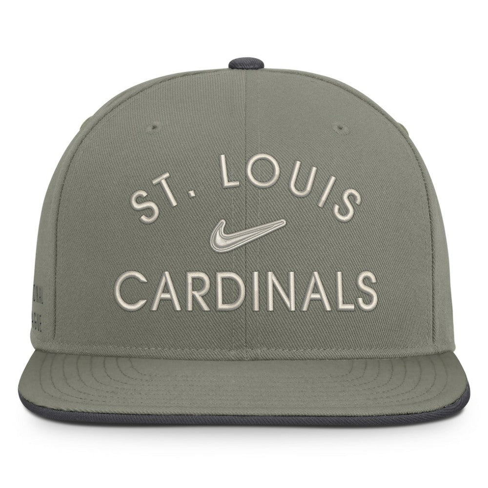 St. Louis Cardinals Nike Pro Dri-FIT Snapback Hat - Olive Hats