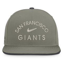 San Francisco Giants Nike Pro Dri-FIT Snapback Hat - Olive Hats