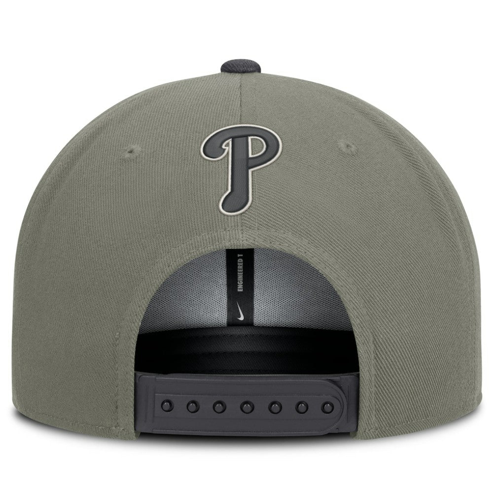 Philadelphia Phillies Nike Pro Dri-FIT Snapback Hat - Olive Hats
