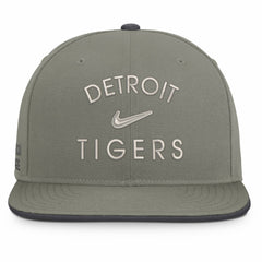 Detroit Tigers Nike Pro Dri-FIT Snapback Hat - Olive Hats