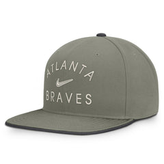 Atlanta Braves Nike Pro Dri-FIT Snapback Hat - Olive Hats
