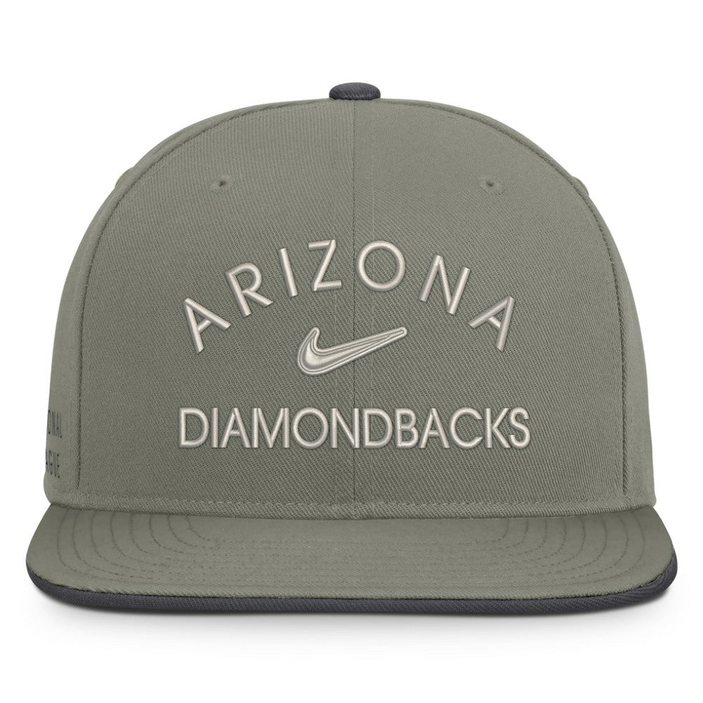 Arizona Diamondbacks Nike Pro Dri-FIT Snapback Hat - Olive Hats