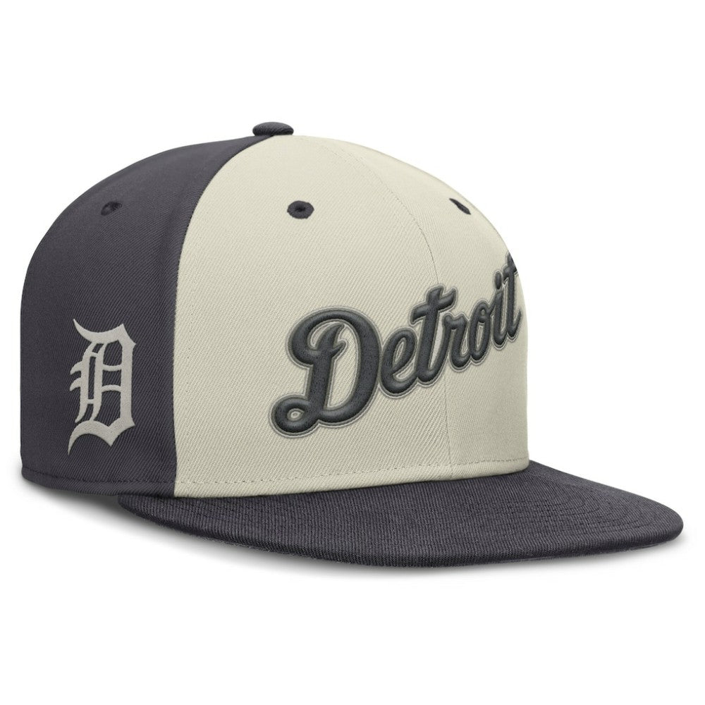 Detroit Tigers Nike Dri-FIT True Fitted Hat - Cream Hats