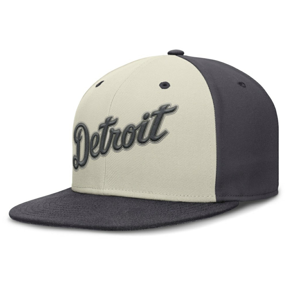 Detroit Tigers Nike Dri-FIT True Fitted Hat - Cream Hats