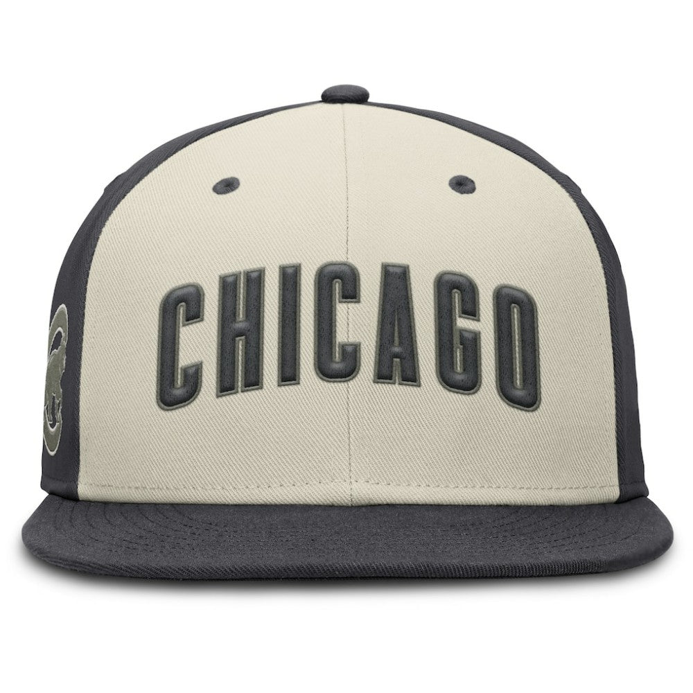 Chicago Cubs Nike Dri-FIT True Fitted Hat - Cream Hats