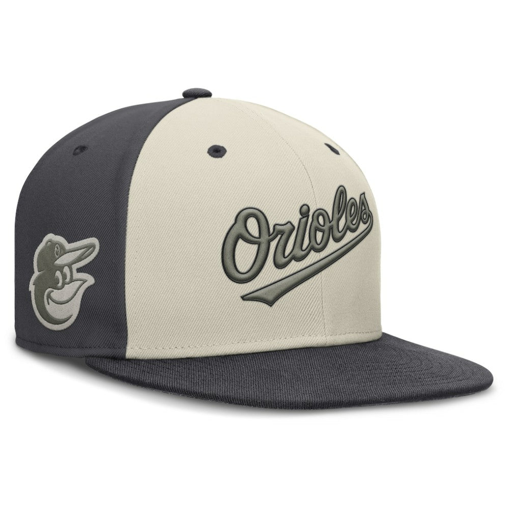 Baltimore Orioles Nike Dri-FIT True Fitted Hat - Cream Hats