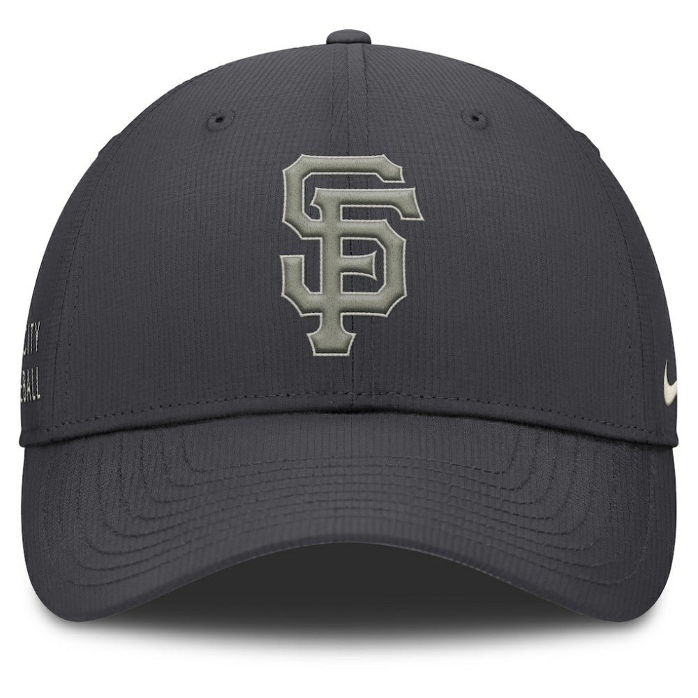 San Francisco Giants Nike Club Dri-FIT Adjustable Hat - Anthracite Hats