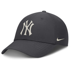 New York Yankees Nike Club Dri-FIT Adjustable Hat - Anthracite Hats