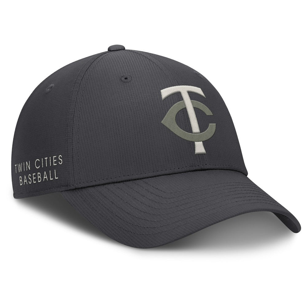 Minnesota Twins Nike Club Dri-FIT Adjustable Hat - Anthracite Hats