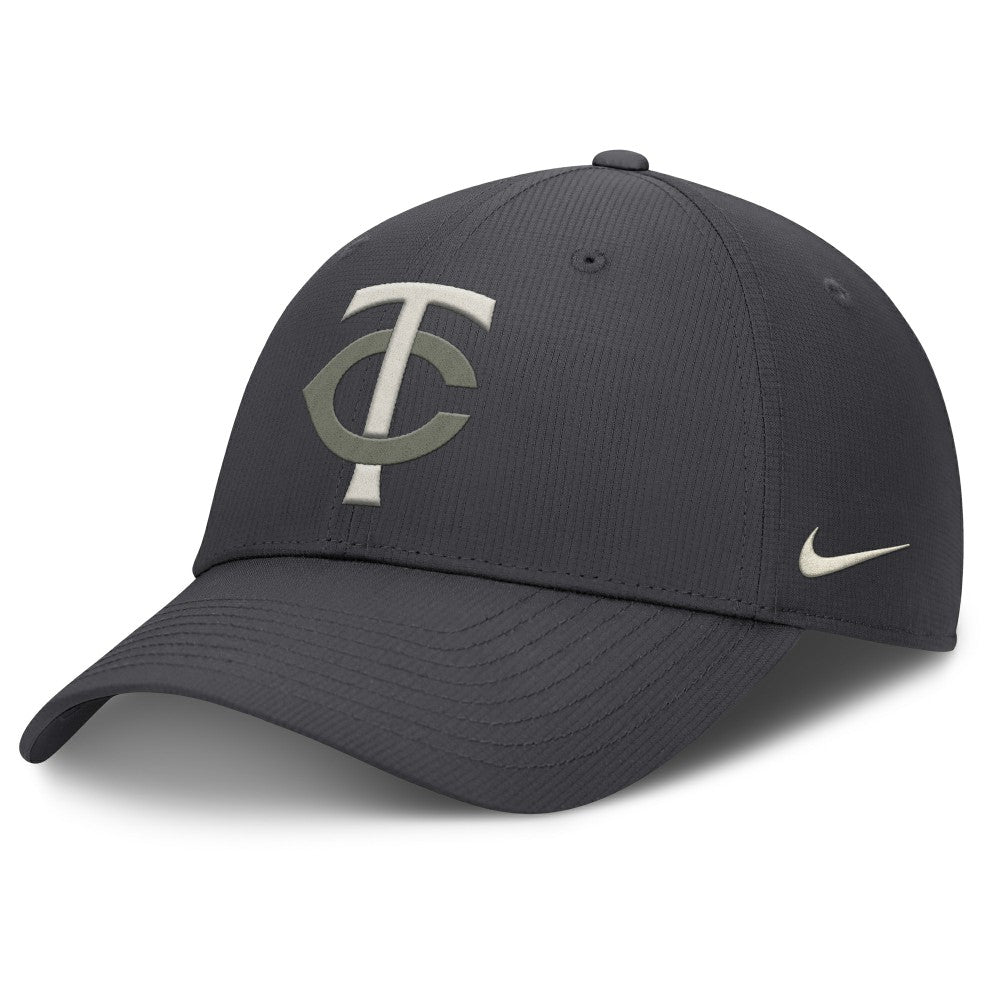 Minnesota Twins Nike Club Dri-FIT Adjustable Hat - Anthracite Hats