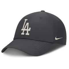 Los Angeles Dodgers Nike Club Dri-FIT Adjustable Hat - Anthracite Hats
