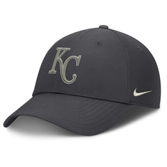 Kansas City Royals Nike Club Dri-FIT Adjustable Hat - Anthracite Hats