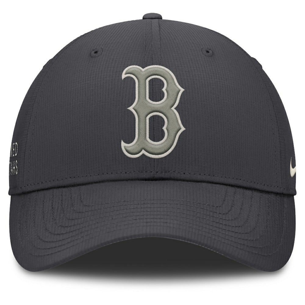 Boston Red Sox Nike Club Dri-FIT Adjustable Hat - Anthracite Hats